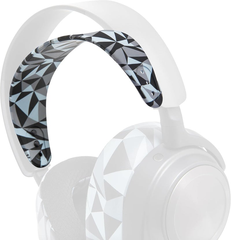 WC HeadbandZ Arctis Nova - Upgraded Silicone Headband for Arctis Nova Headsets by Wicked Cushions - Enhanced Flexibility, Comfort, and Style with Matching Earpad Designs | Geo Grey - Image 1